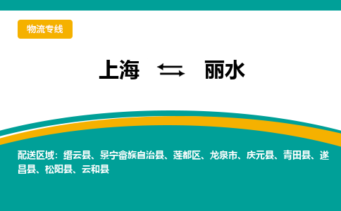 上海到麗水物流公司服務(wù)-日用百貨運(yùn)輸專線「保證時(shí)效」