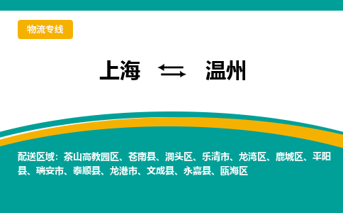 上海到溫州物流公司服務(wù)-裝飾材料運輸專線「全境派送」