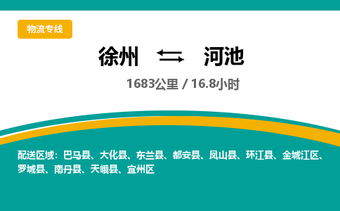 徐州到河池物流公司-徐州到河池專線物流