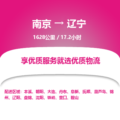 南京到沈陽物流公司_南京到沈陽直達貨運專線